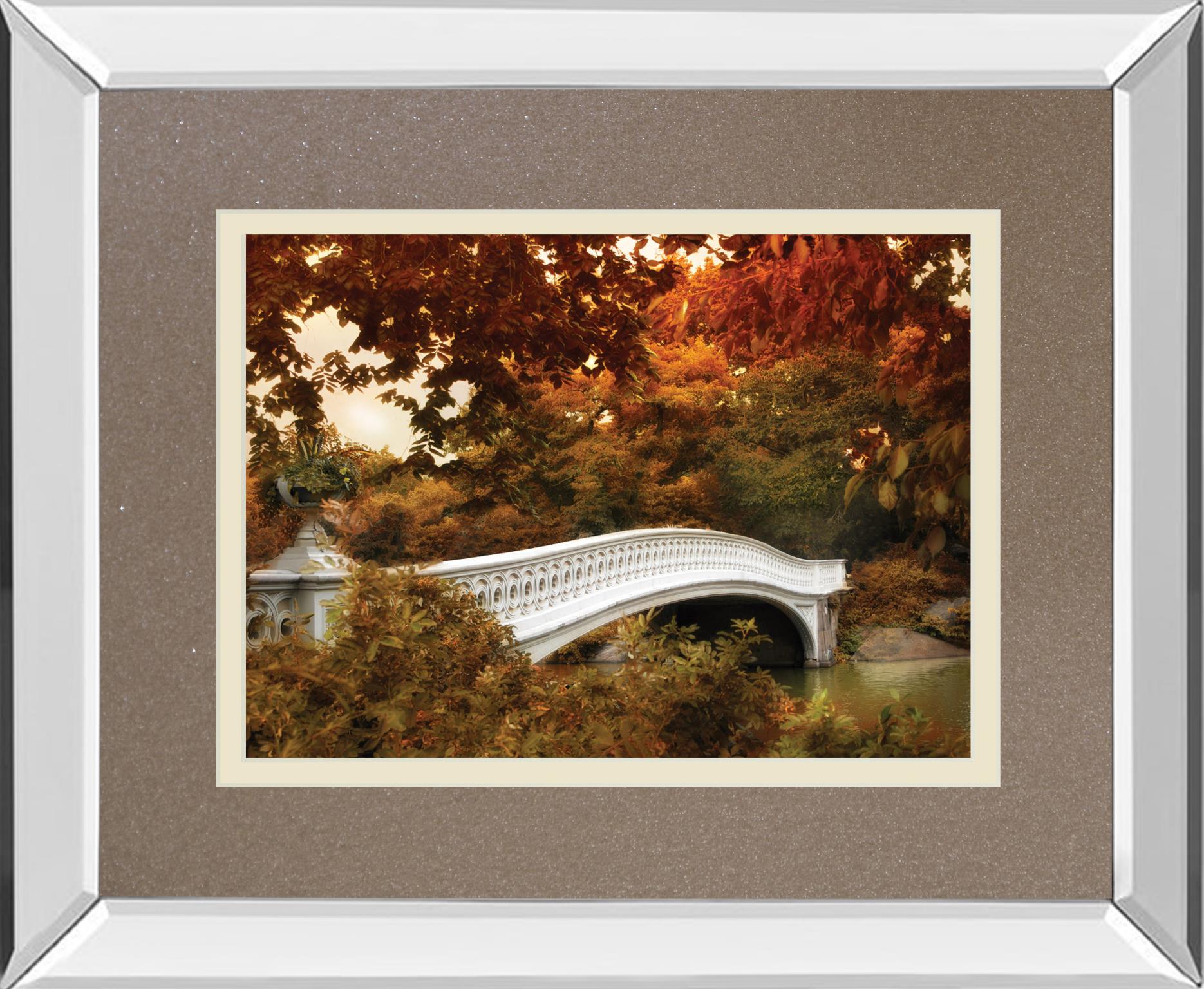 Bow Bridge By Tom Reeves 34X40 Mirror Frame Print