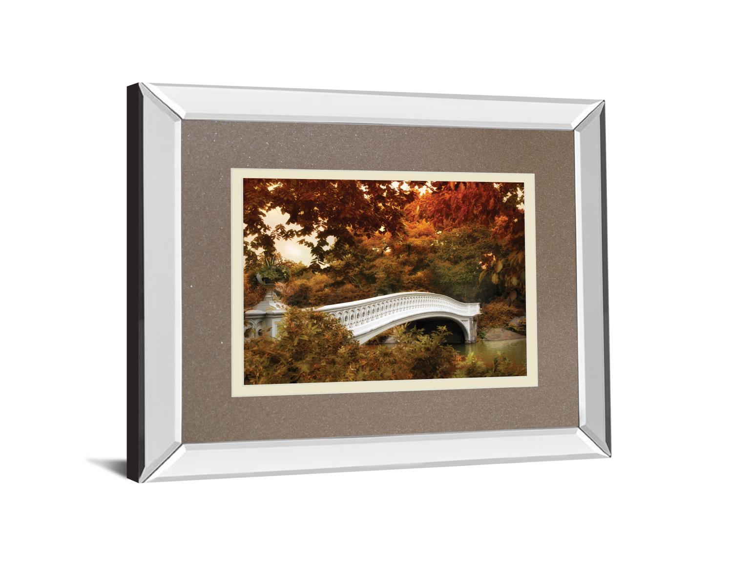 Bow Bridge By Tom Reeves 34X40 Mirror Frame Print