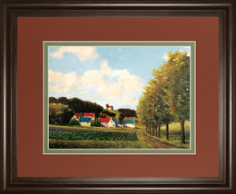 Little Farms By Pieter Molenaar 34X40 Framed Print