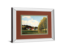 Little Farms By Pieter Molenaar 34X40 Mirror Frame Print