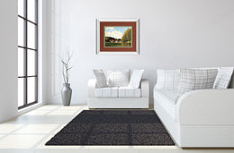Little Farms By Pieter Molenaar 34X40 Mirror Frame Print