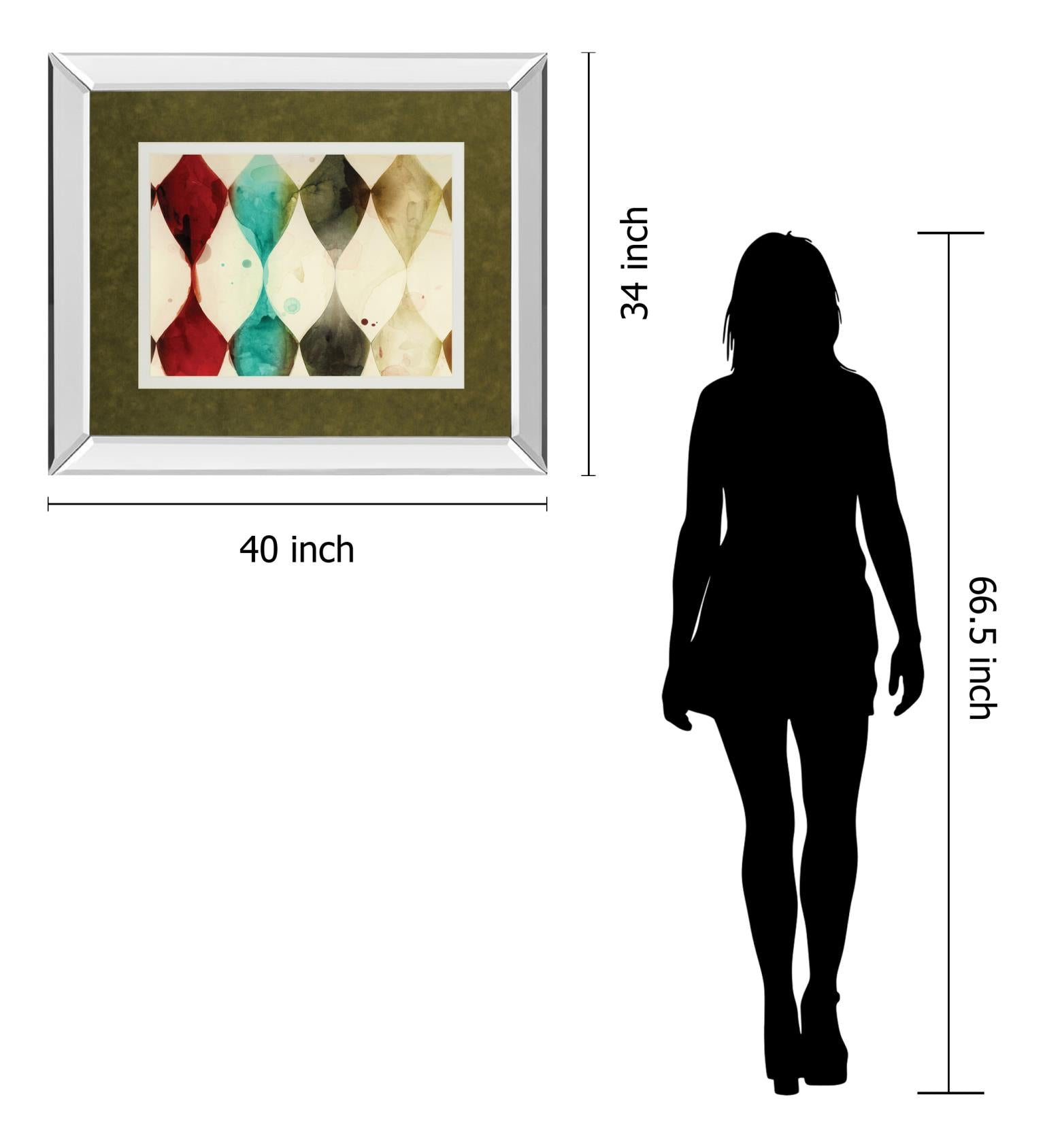 Spotted Heralds By Jessica Jenney 34X40 Mirror Frame Print