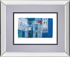 The Duomo, Florence By Ann Oram 34X40 Mirror Frame Print
