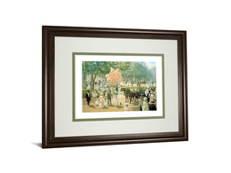 Balloon Seller By Alan Maley 34X40 Framed Print