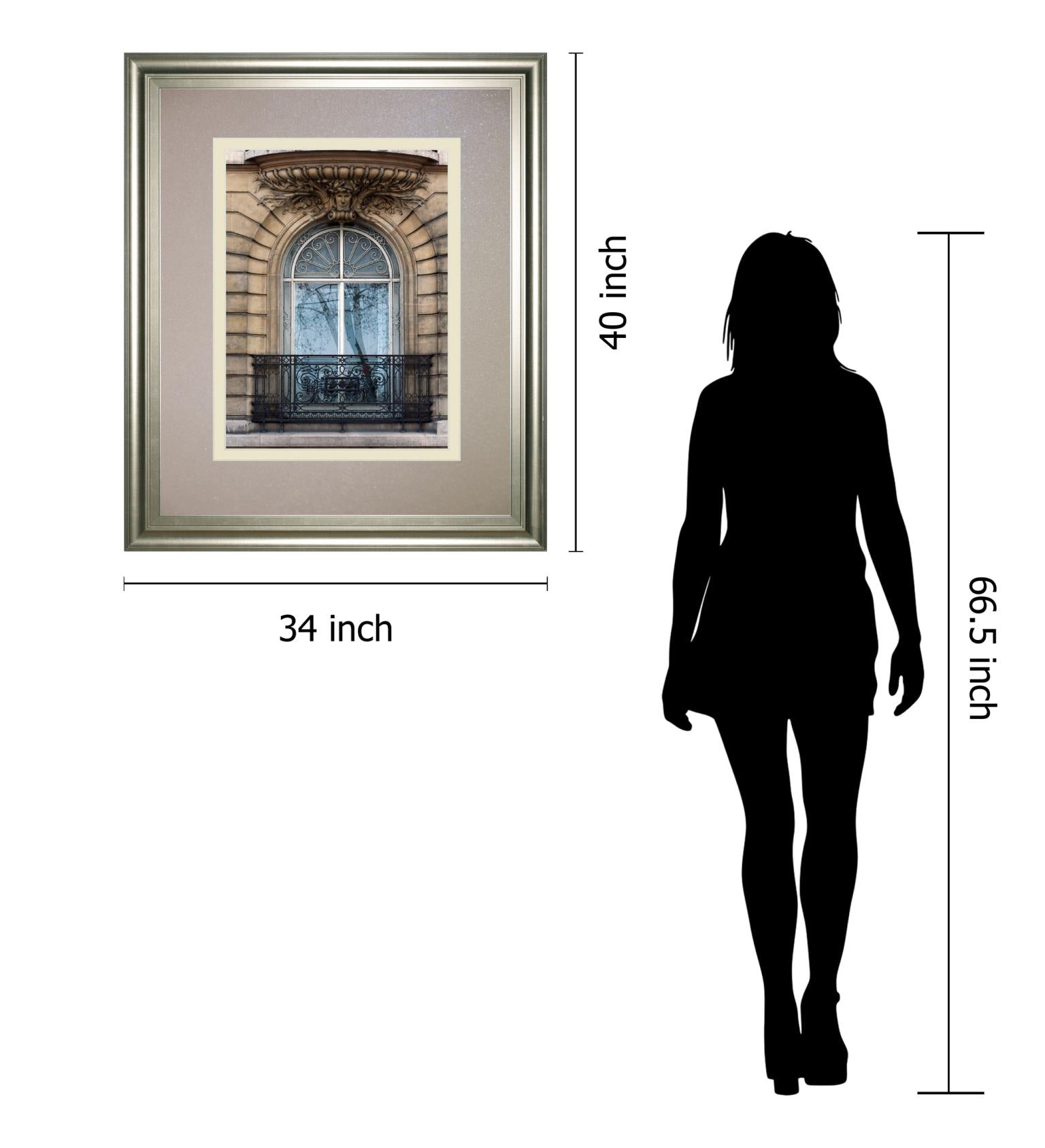 Rue De Paris I By Tony Koukos 34X40 Framed Print