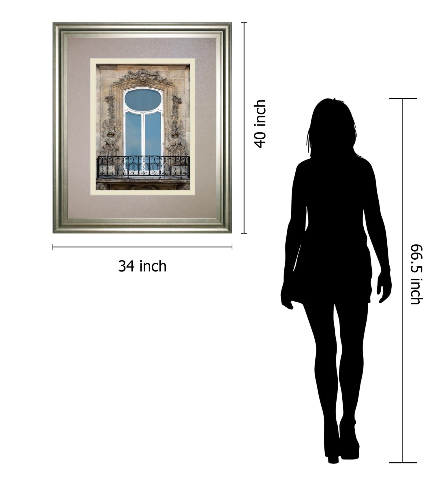 Rue De Paris Iii By Tony Koukos 34X40 Framed Print