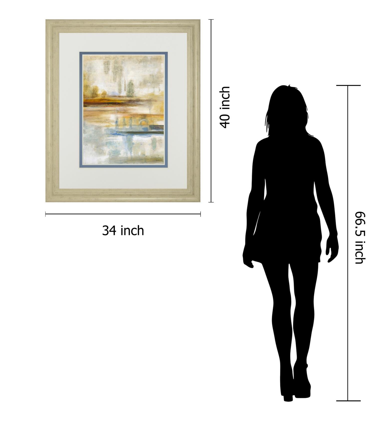 Earthscape Ii By Augustine 34X40 Framed Print