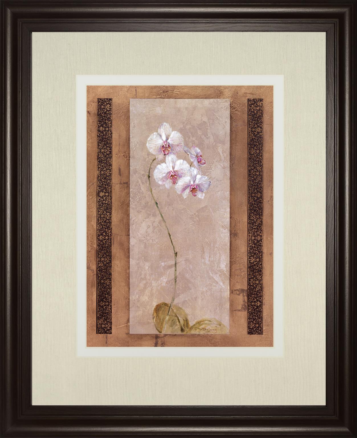 Contemporary Orchid I By Carney 34X40 Framed Print