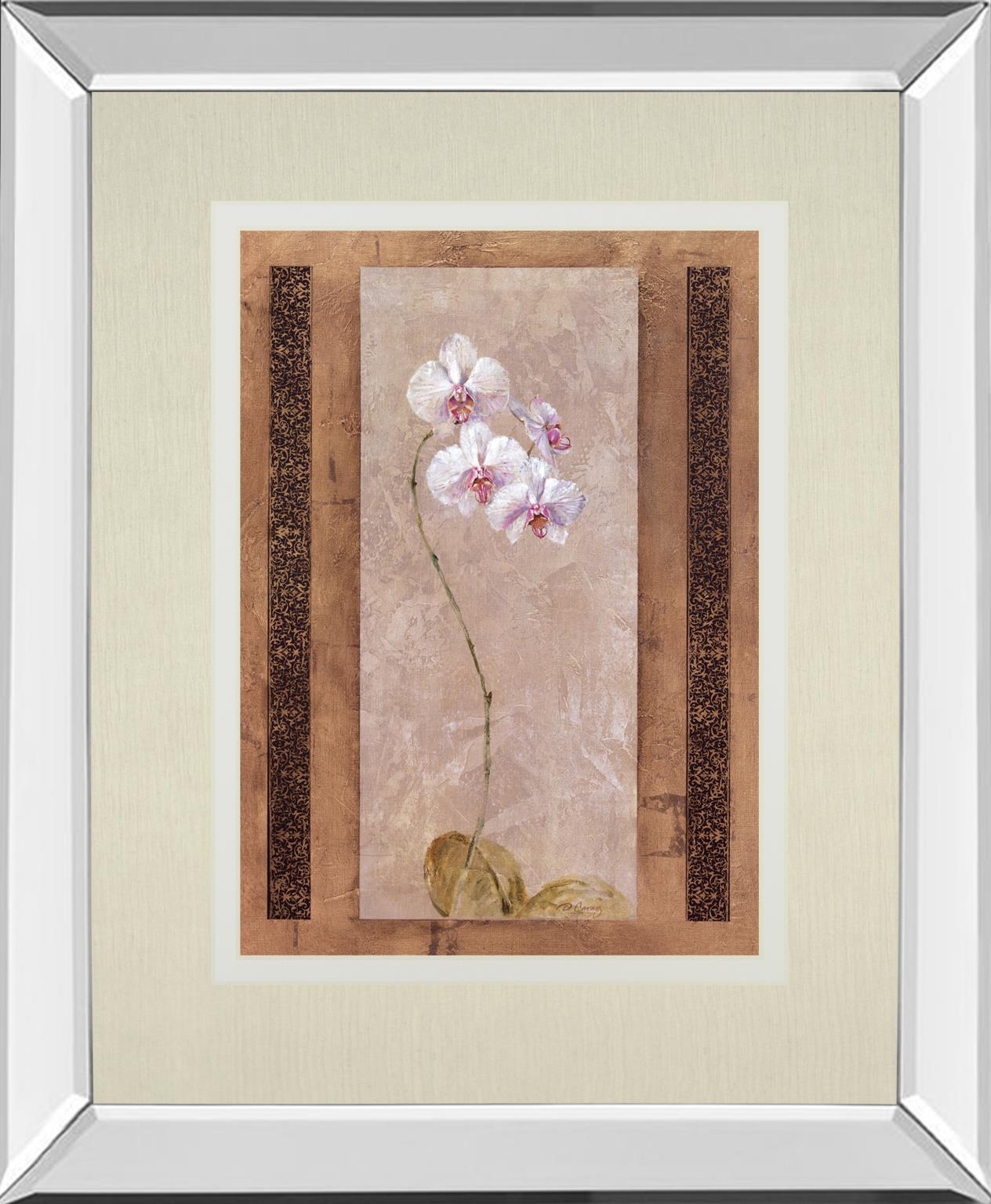 Contemporary Orchid I By Carney 34X40 Mirror Frame Print