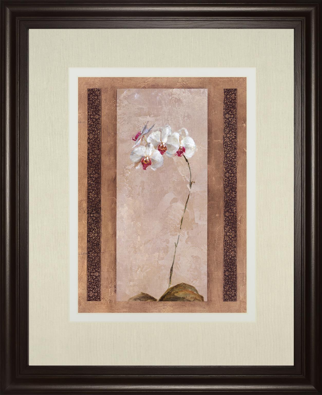 Contemporary Orchid Ii By Carney 34X40 Framed Print