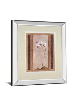 Contemporary Orchid Ii By Carney 34X40 Mirror Frame Print