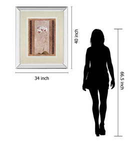 Contemporary Orchid Ii By Carney 34X40 Mirror Frame Print