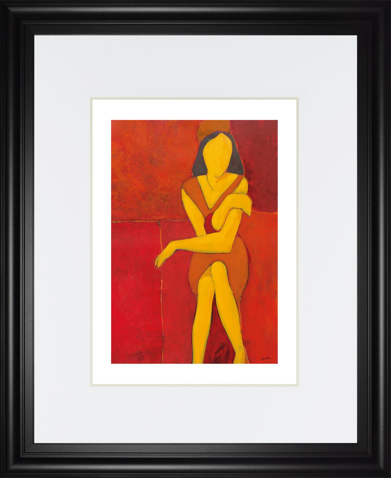 In View Of I By Augustine 34X40 Framed Print