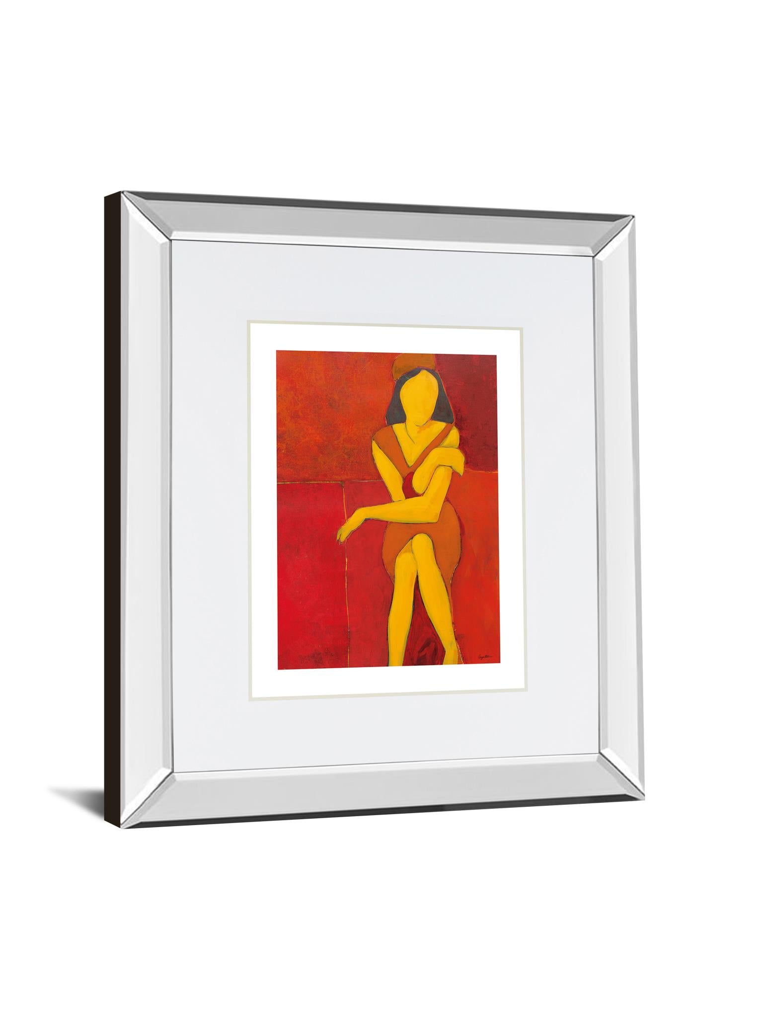 In View Of I By Augustine 34X40 Mirror Frame Print