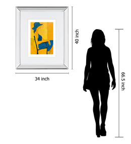 In View Of Ii By Augustine 34X40 Mirror Frame Print