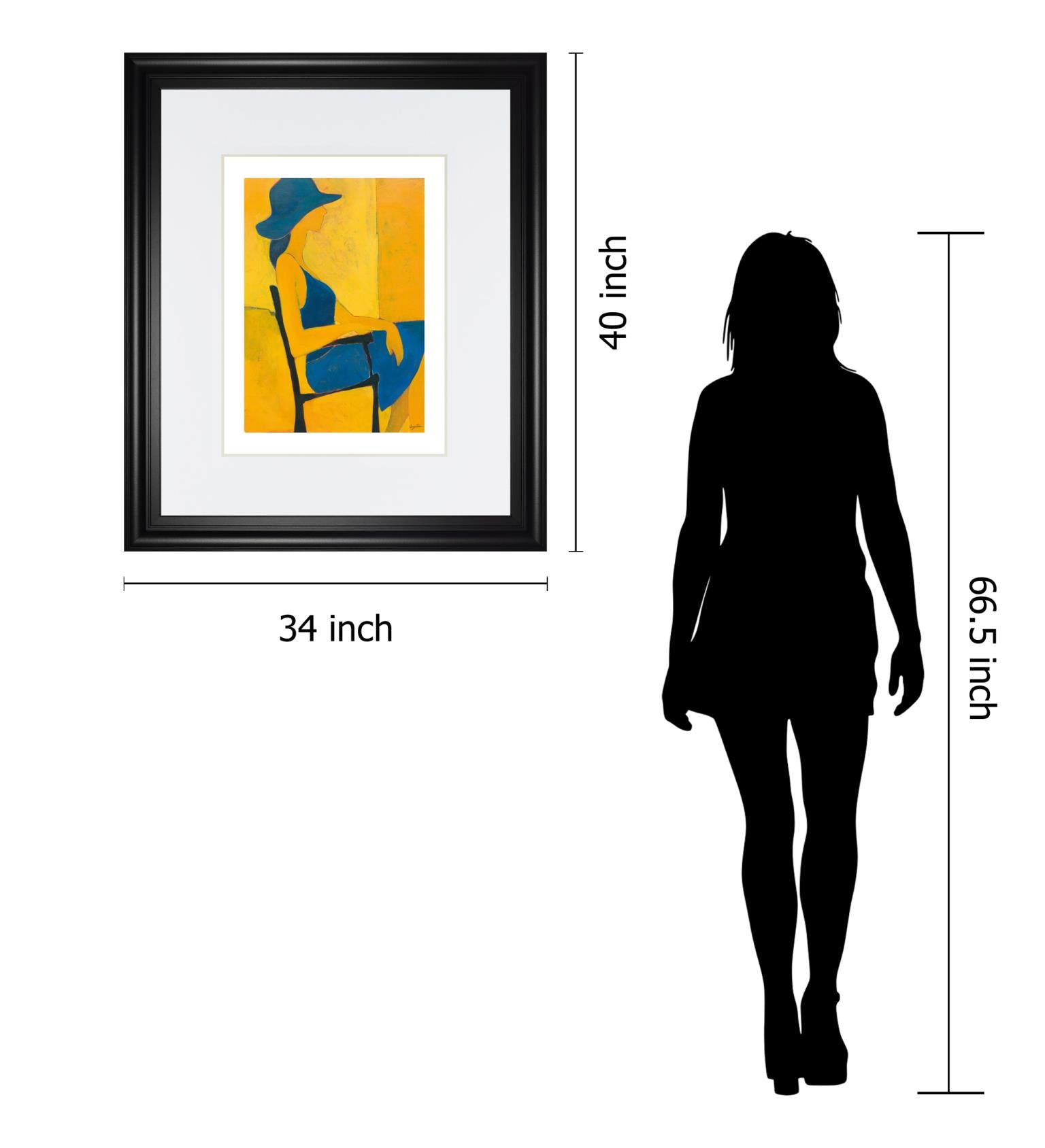 In View Of Ii By Augustine 34X40 Framed Print