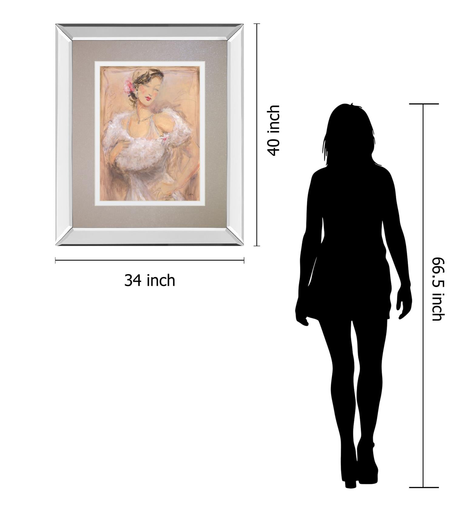 Stole My Heart Ii By Dupre 34X40 Mirror Frame Print