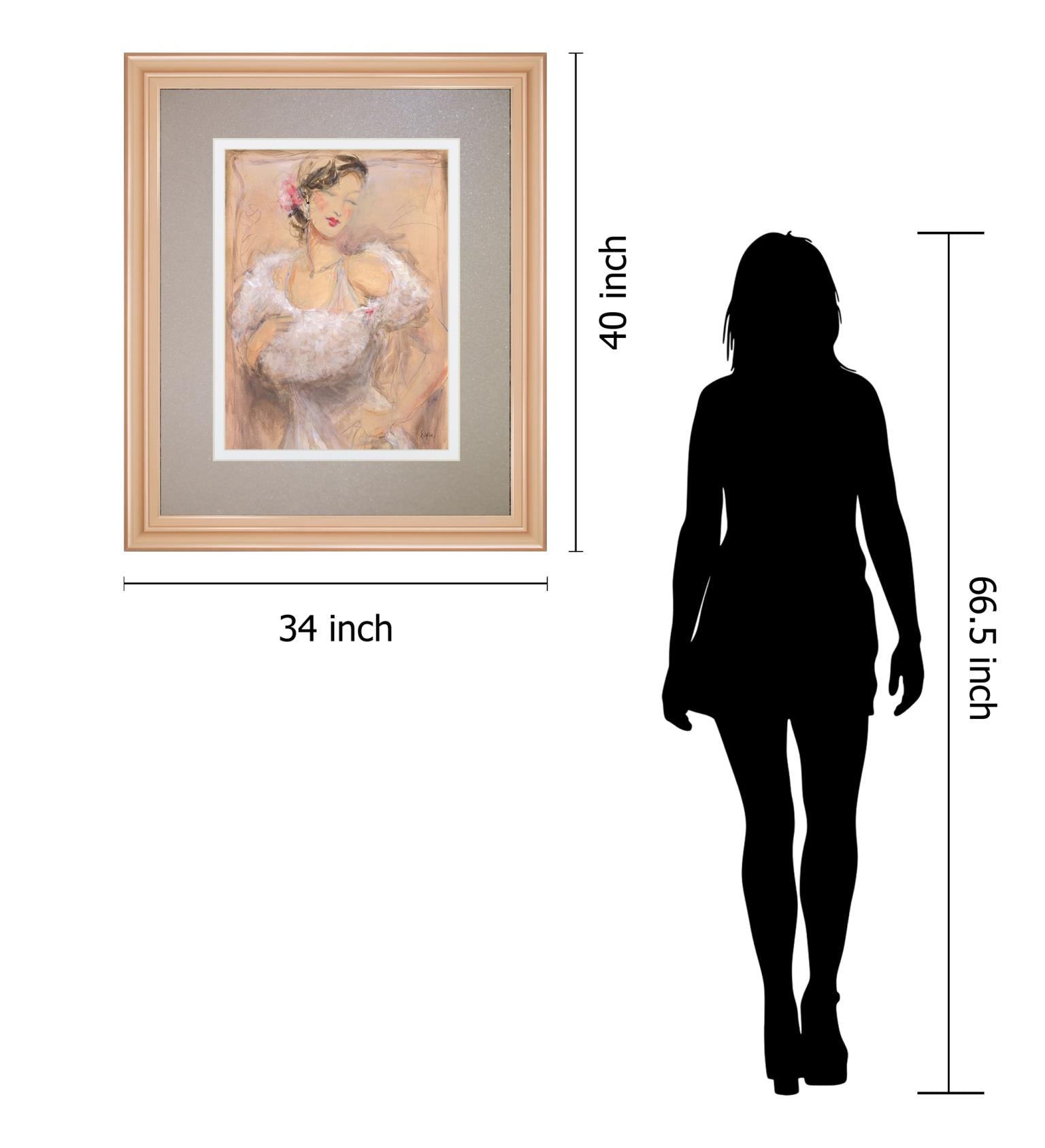 Stole My Heart Ii By Dupre 34X40 Framed Print