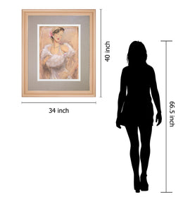 Stole My Heart Ii By Dupre 34X40 Framed Print