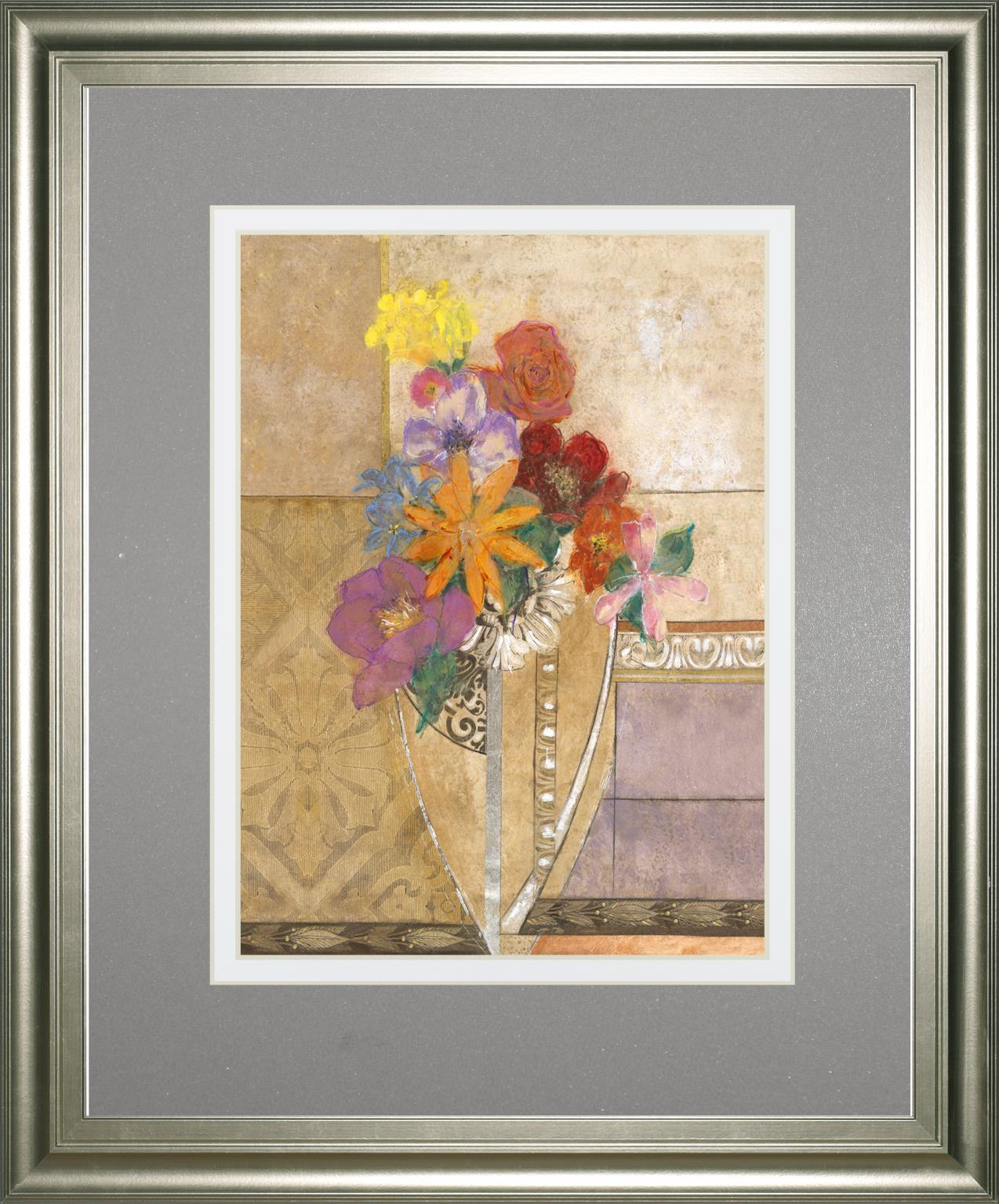 Pansy By Hollack 34X40 Framed Print