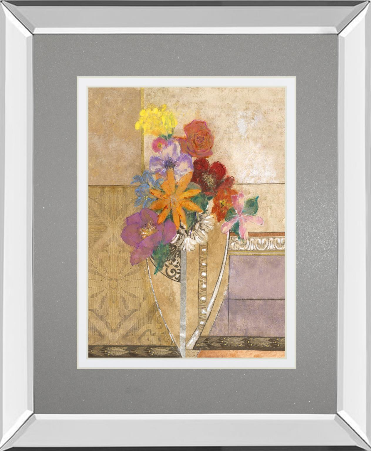 Pansy By Hollack 34X40 Mirror Frame Print
