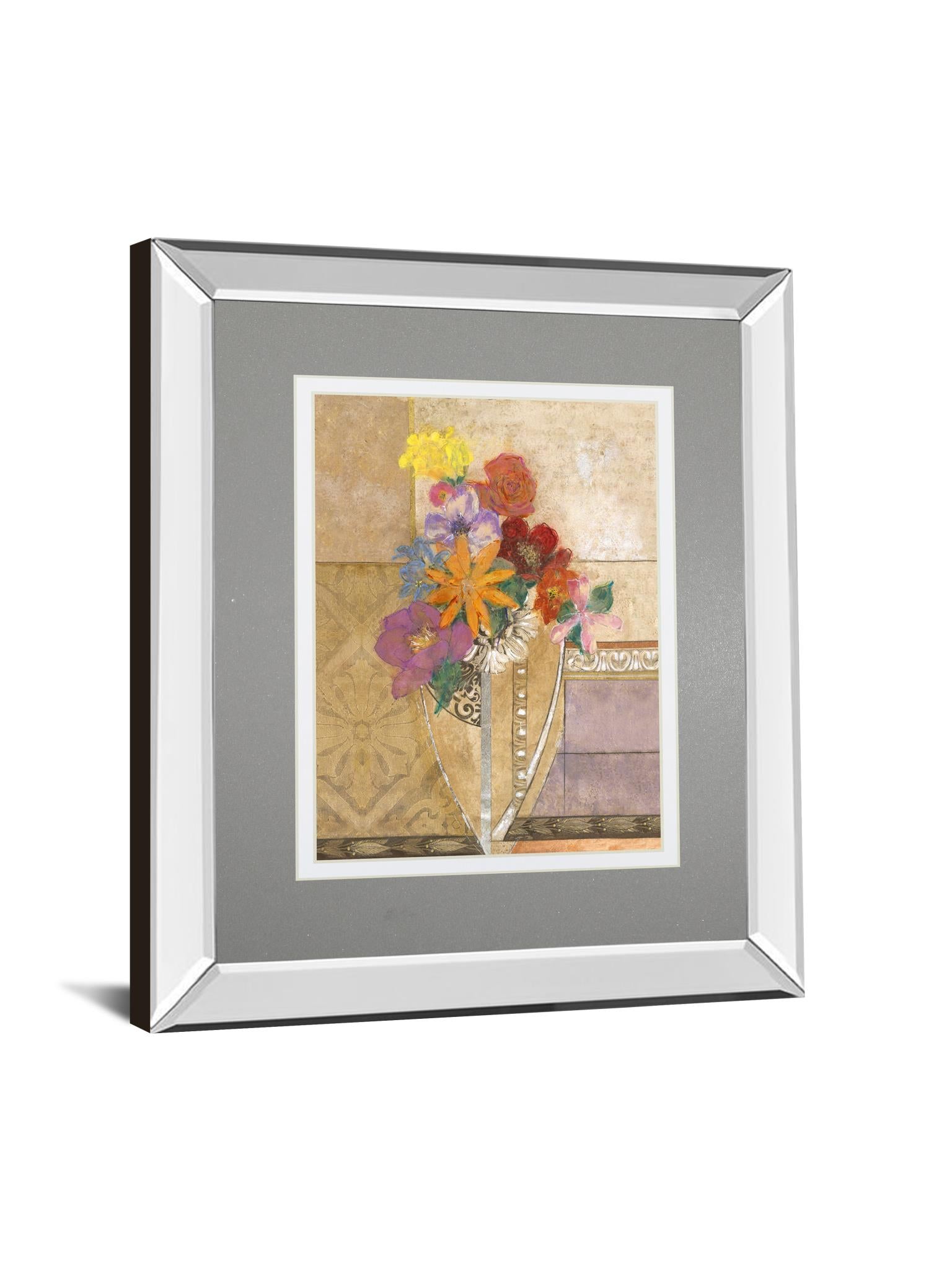 Pansy By Hollack 34X40 Mirror Frame Print
