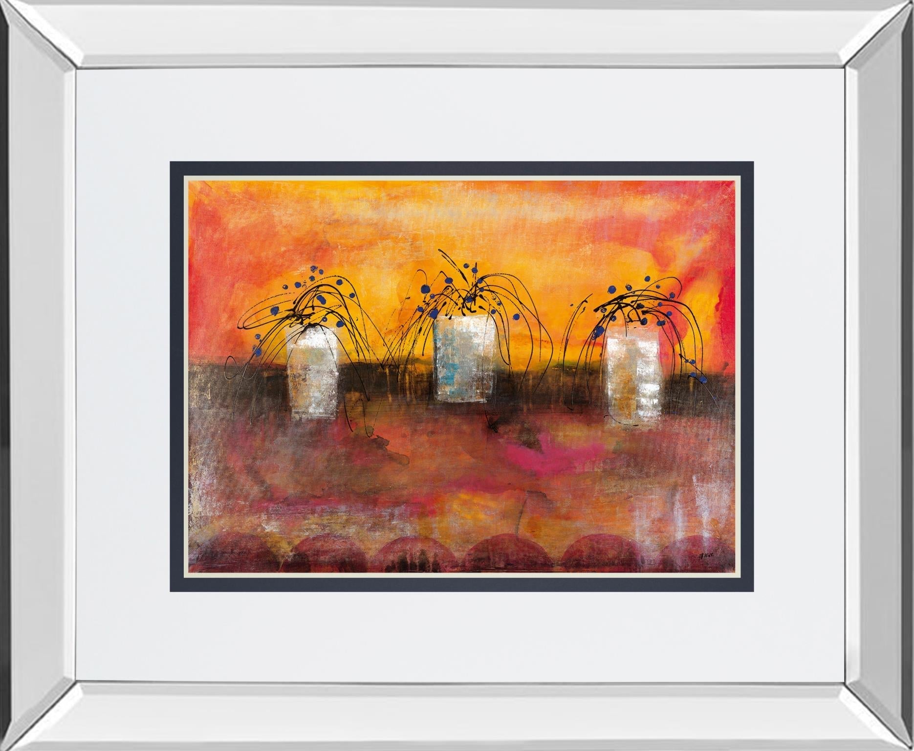 Old Boxes Iii By Elliot 34X40 Mirror Frame Print