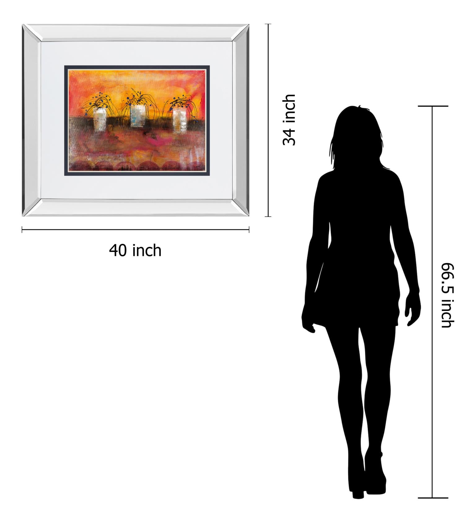 Old Boxes Iii By Elliot 34X40 Mirror Frame Print