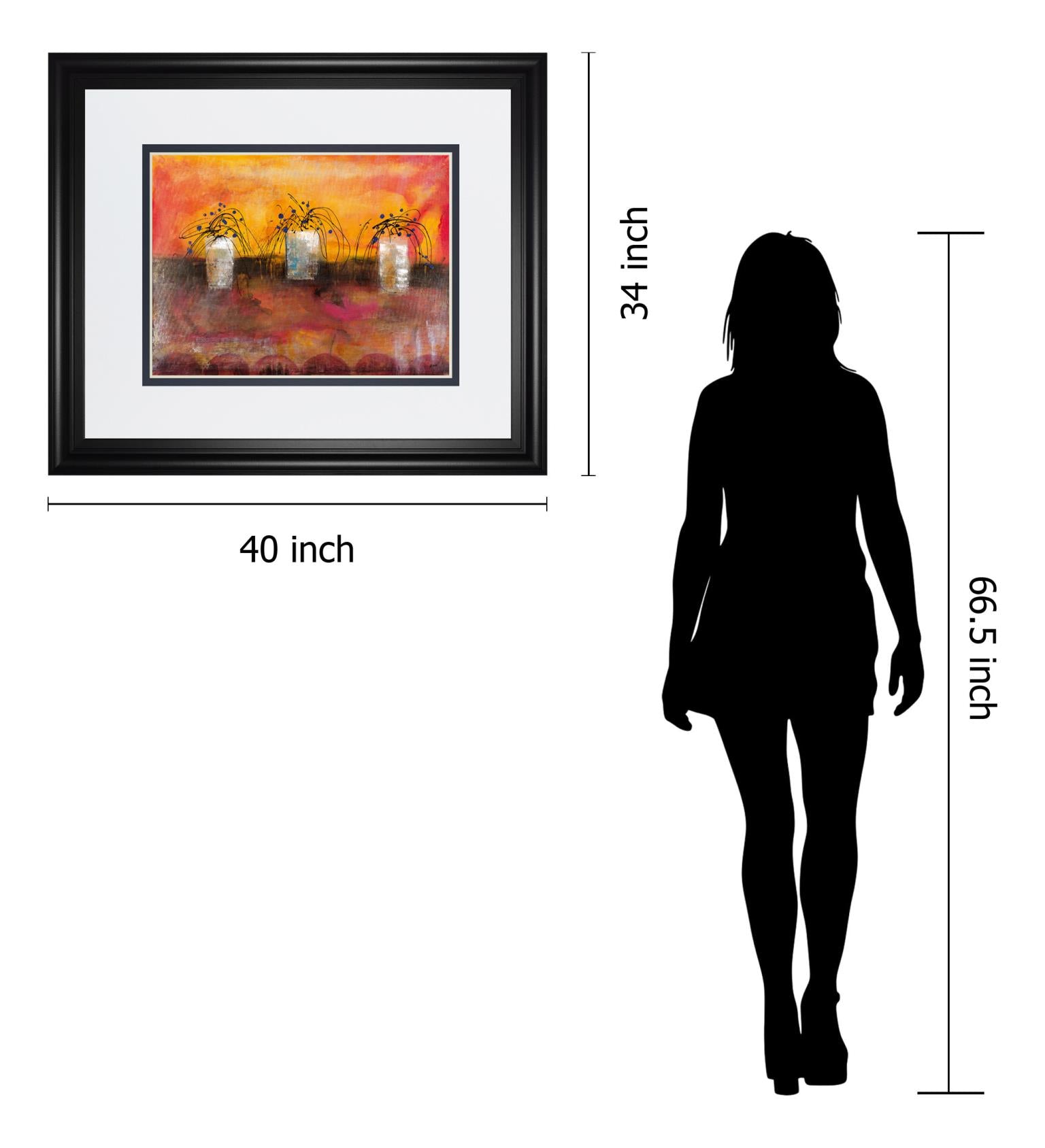 Old Boxes Iii By Elliot 34X40 Framed Print