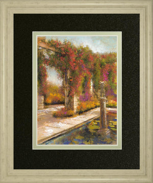 English Garden I By Patrick 34X40 Framed Print