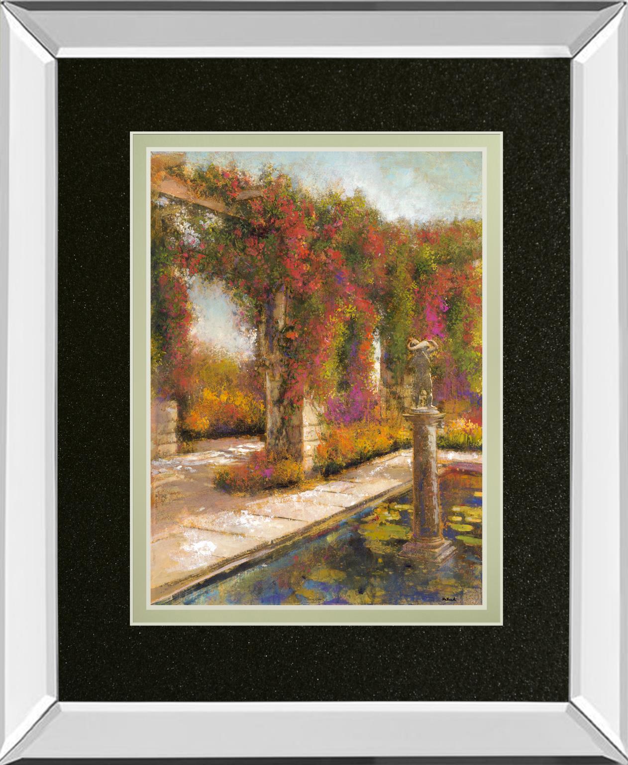 English Garden I By Patrick 34X40 Mirror Frame Print