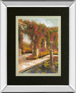 English Garden I By Patrick 34X40 Mirror Frame Print