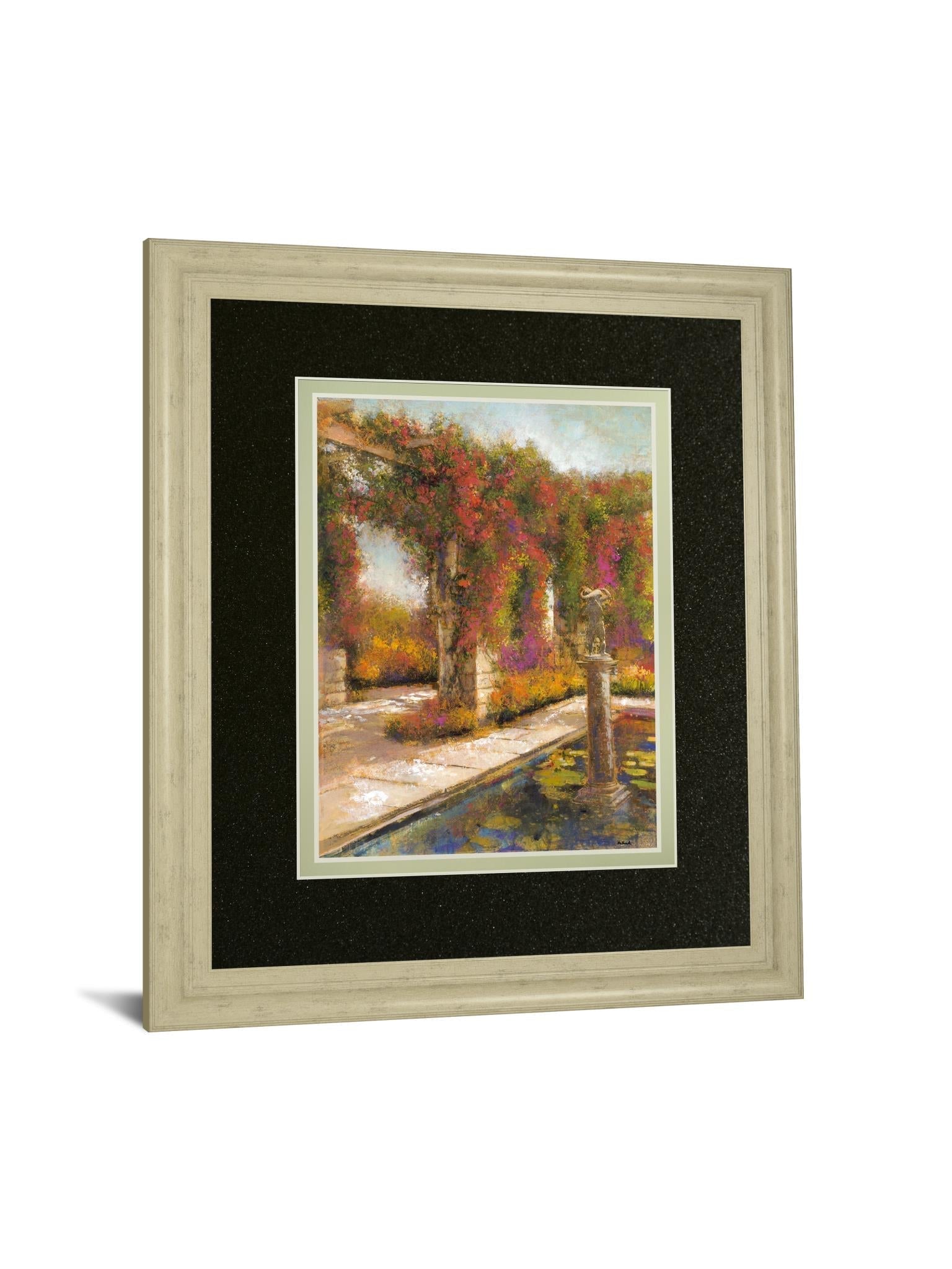 English Garden I By Patrick 34X40 Framed Print