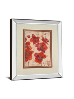 Asian Orchid I By Hollack 34X40 Mirror Frame Print