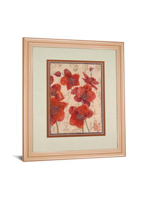 Asian Orchid I By Hollack 34X40 Framed Print