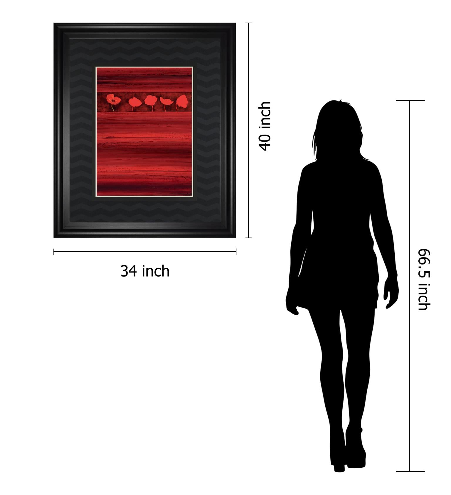 Red Passion By Holman 34X40 Framed Print