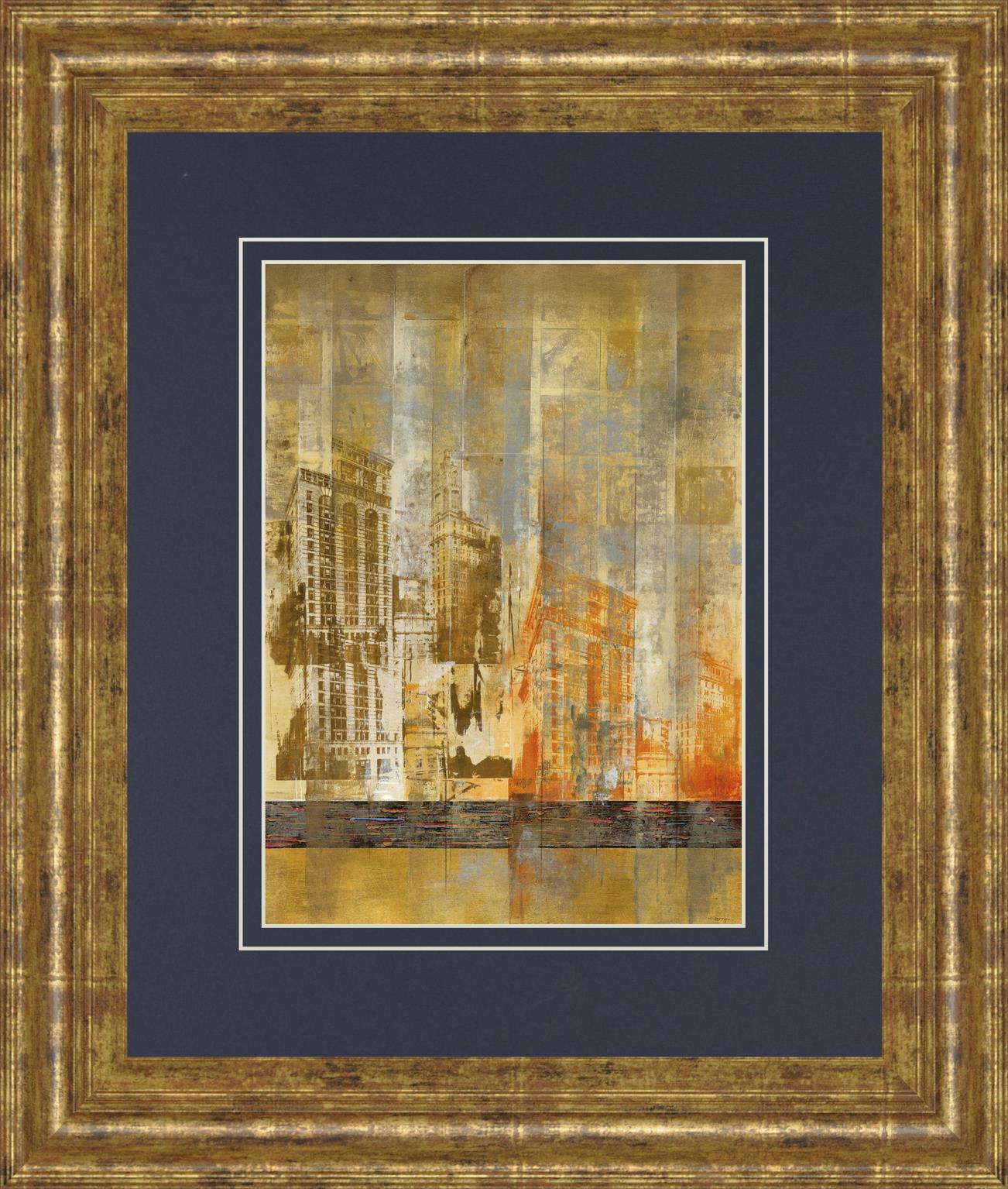 Arculat Ii By Kemp 34X40 Framed Print