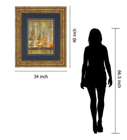 Arculat Ii By Kemp 34X40 Framed Print