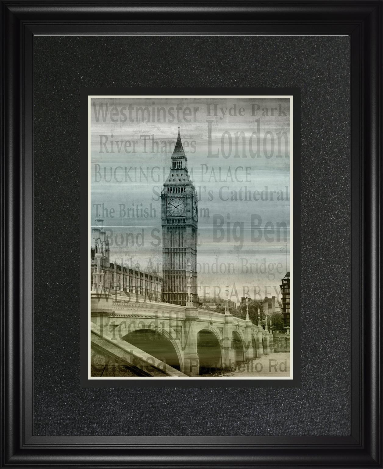 Big Ben By Alan Lambert 34X40 Framed Print