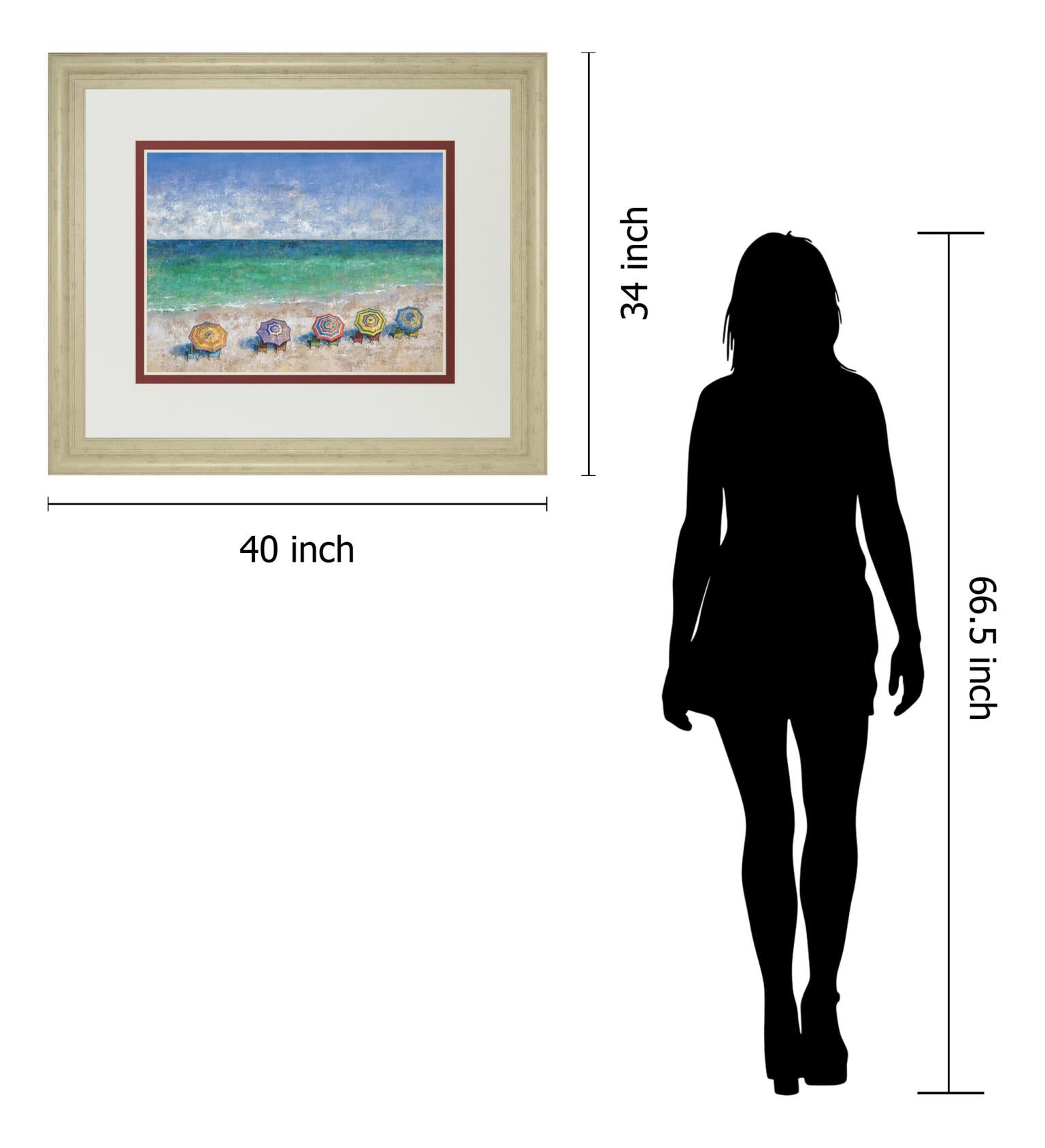 South Shore Ii By Dominick 34X40 Framed Print