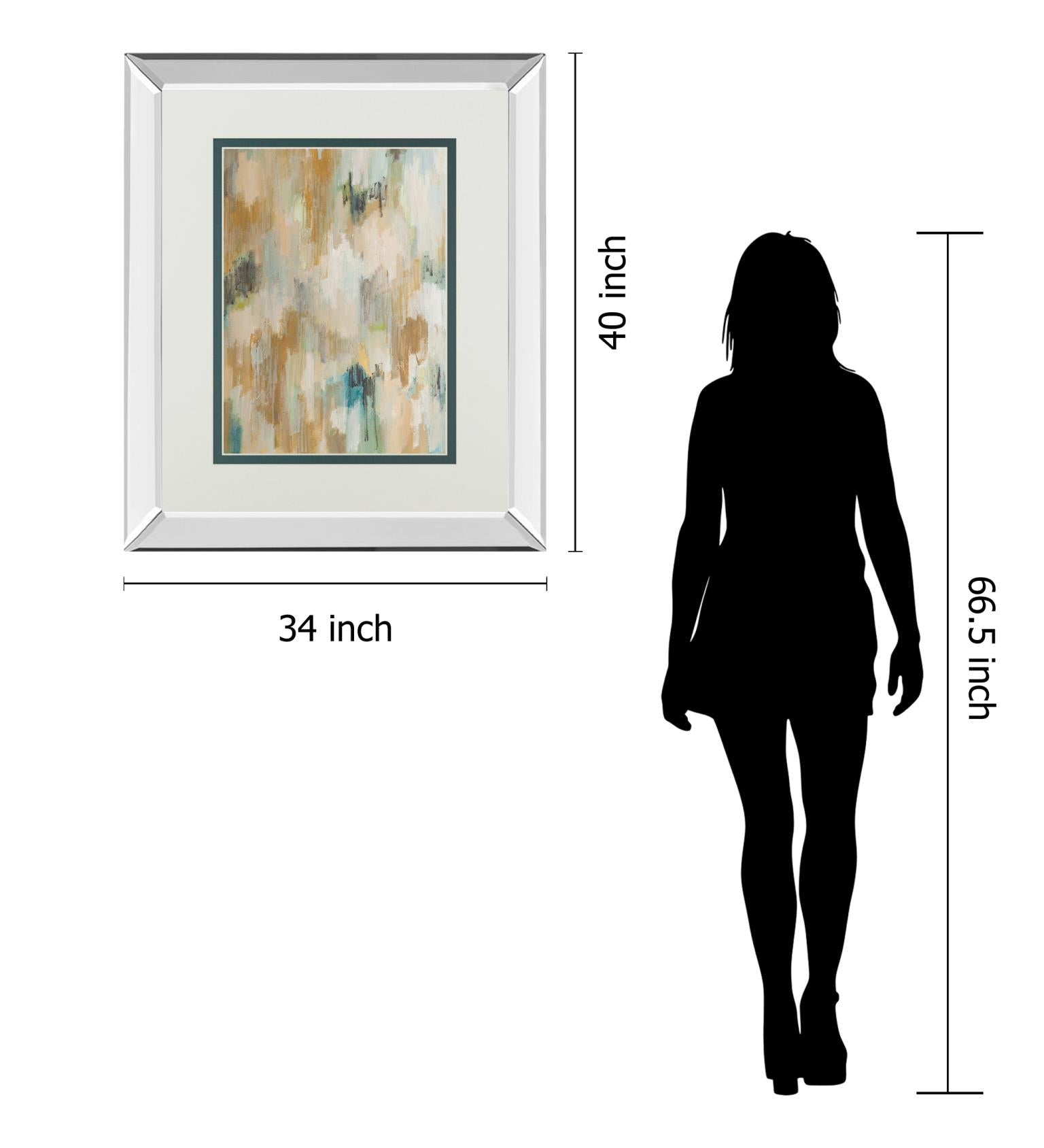 Nocturne Afternoon By Robert Creswell 34X40 Mirror Frame Print