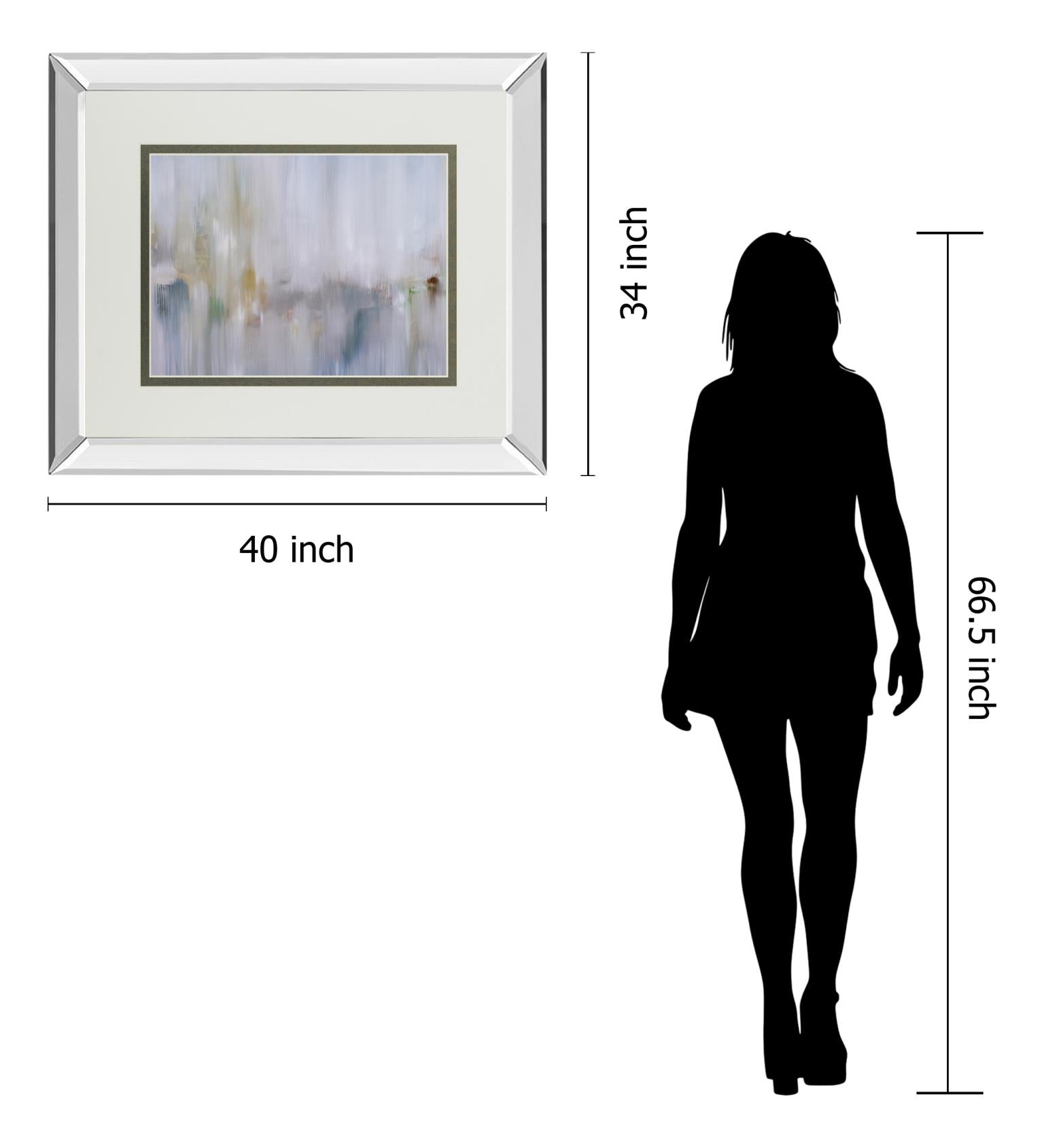 Infinite Reflections By Jacueline Ellens 34X40 Mirror Frame Print
