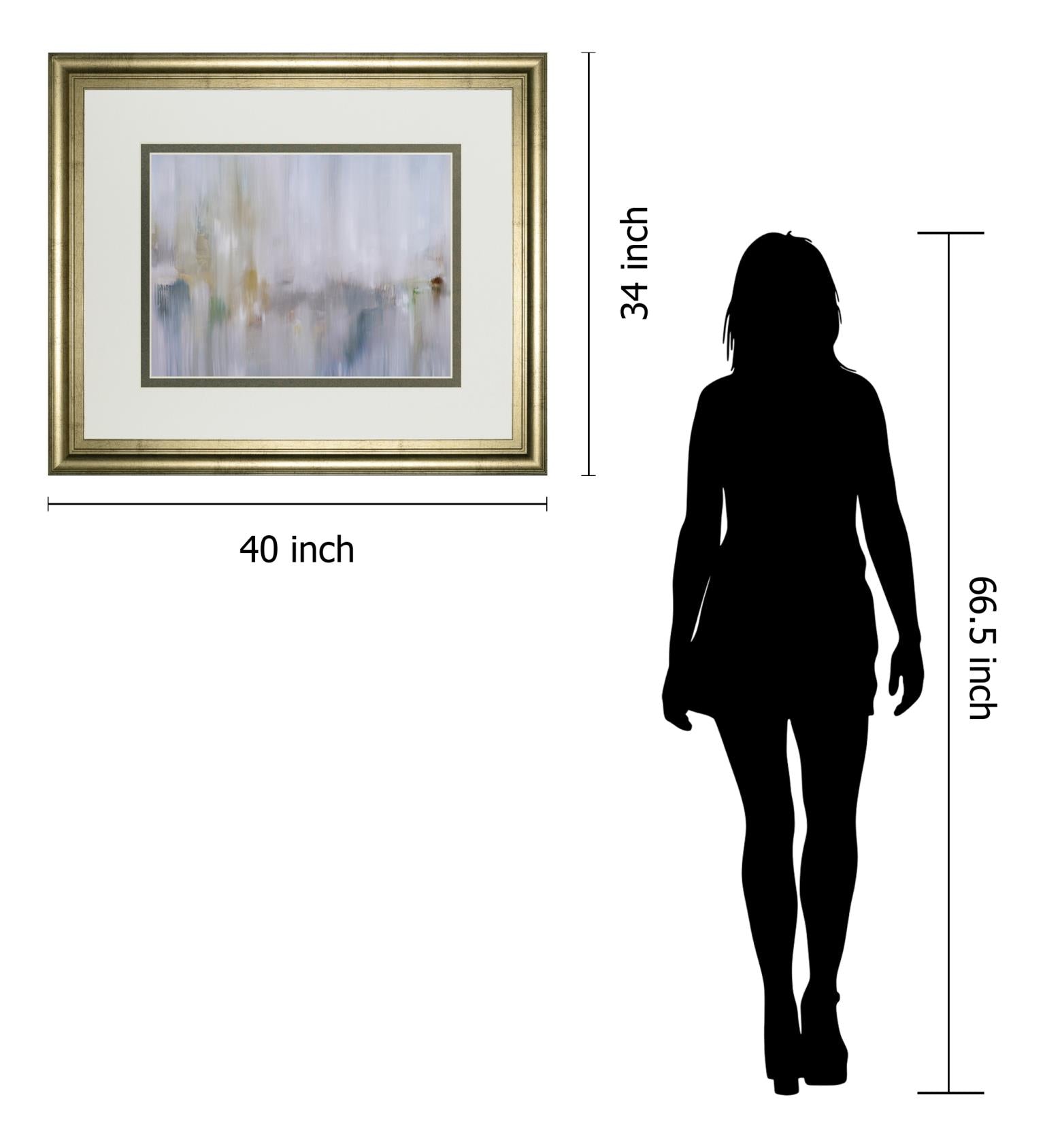 Infinite Reflections By Jacueline Ellens 34X40 Framed Print