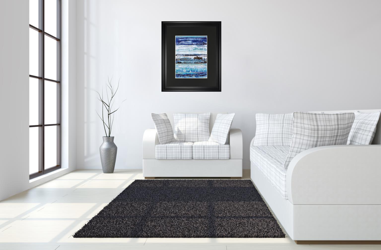 Cloud Rush By Hilario Gutierrez 34X40 Framed Print