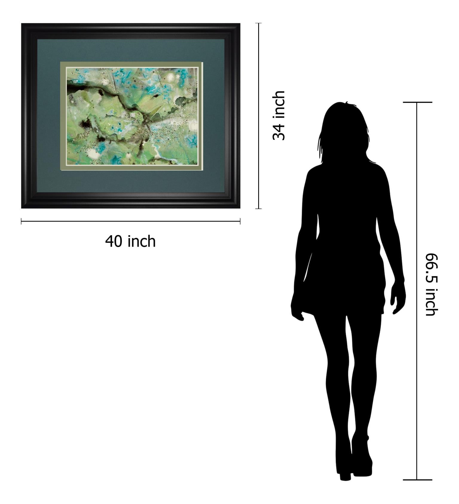 Revival By Gina Miller 34X40 Framed Print