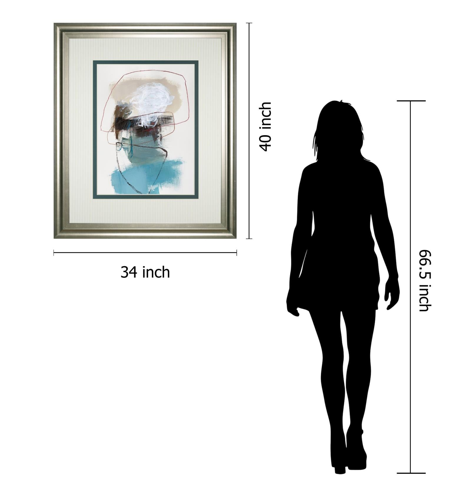 In The Middle Ii By Barnes, N. 34X40 Framed Print
