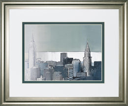 Chrysler And Empire State Spain By Farre`, J. 34X40 Framed Print
