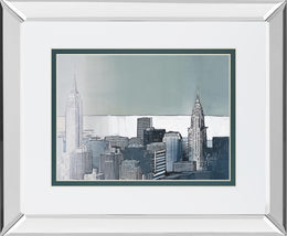 Chrysler And Empire State Spain By Farre`, J. 34X40 Mirror Frame Print