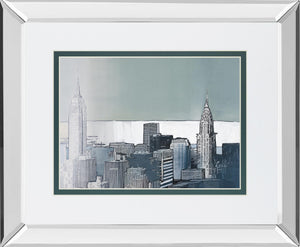 Chrysler And Empire State Spain By Farre`, J. 34X40 Mirror Frame Print