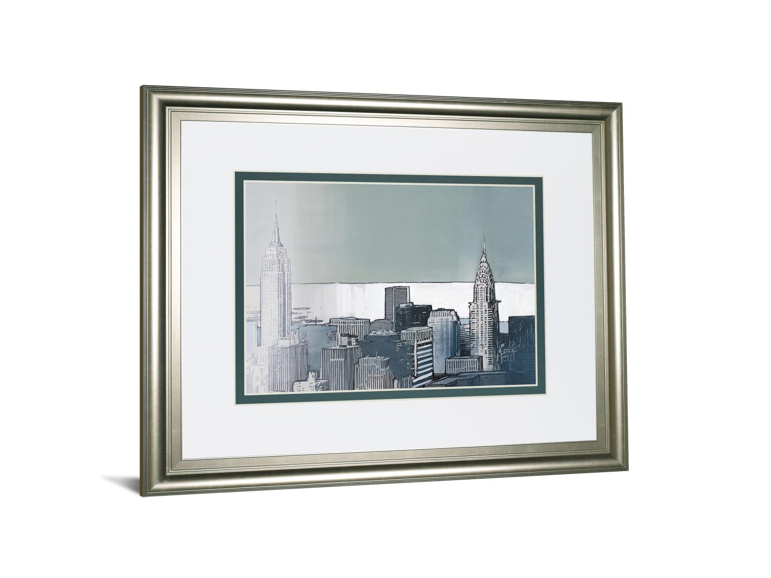 Chrysler And Empire State Spain By Farre`, J. 34X40 Framed Print